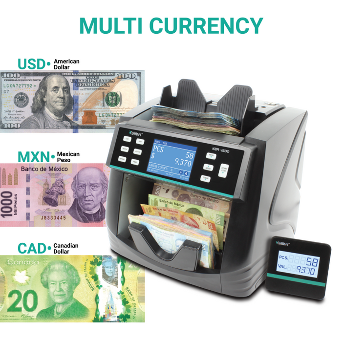 Kolibri KBR-1500 Mixed Money Counter
