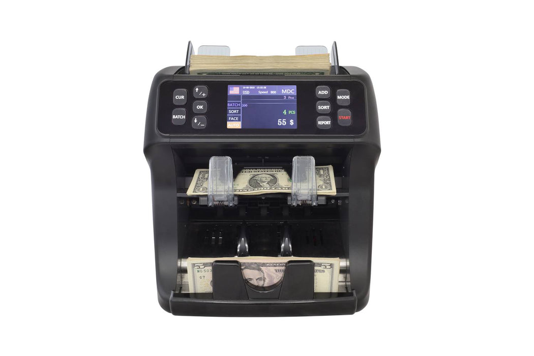 DETECK Edge Dual Pocket Mixed Money Counter