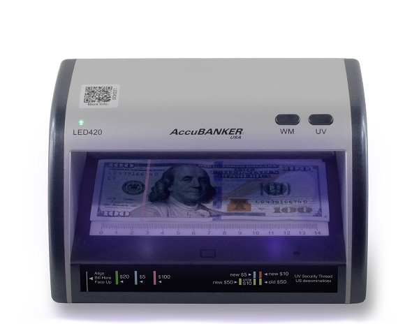 AccuBANKER LED420 Counterfeit Bill and Card Detector