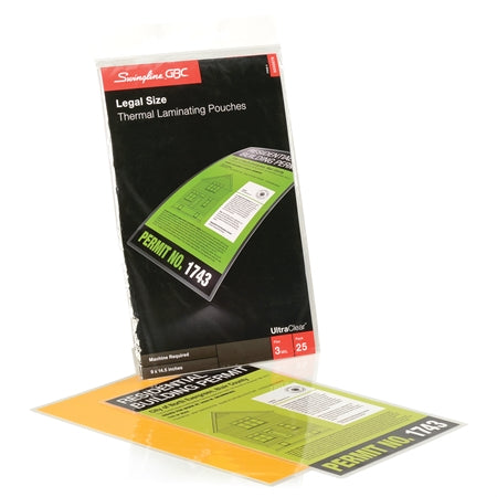 Swingline GBC UltraClear Thermal Laminating Pouches, 5 Mil, 100 Pack