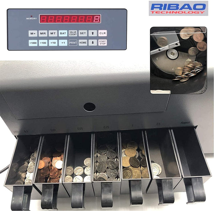 Ribao CS-600B Coin Counter and Sorter