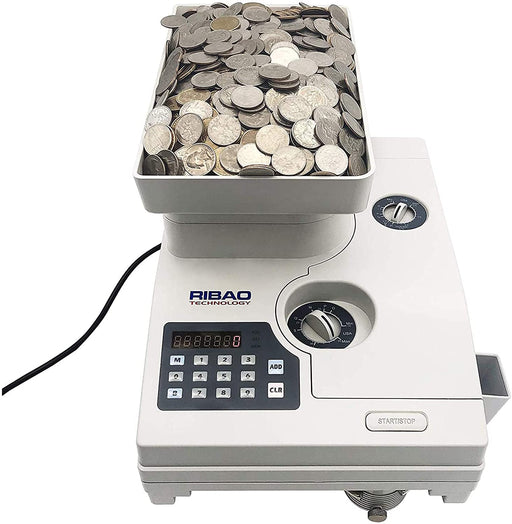 Kolibri KCS-2000 Coin Counter, Sorter and Roll Wrapper —