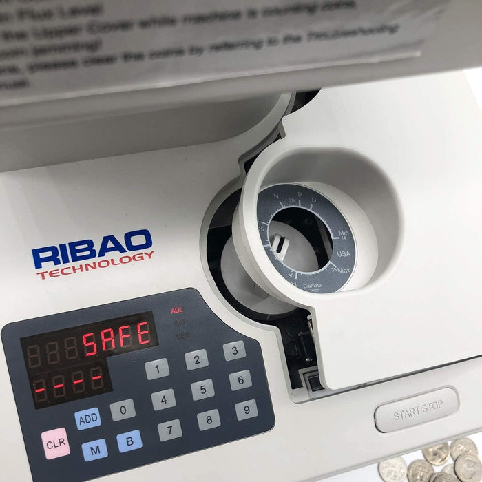 Ribao HCS-3300 High Speed Coin Counter, Heavy Duty