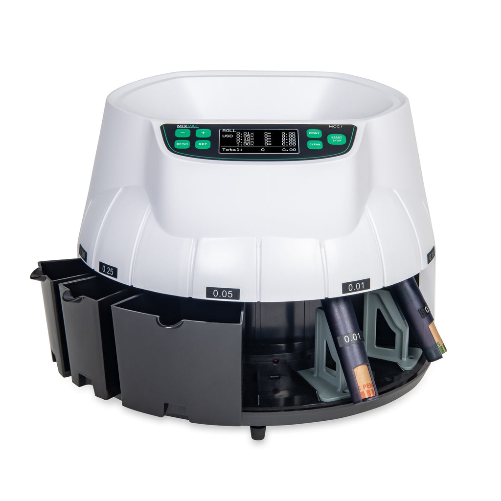MIXVAL MCC1 硬币计数器和分拣机— CashCounterMachines.com