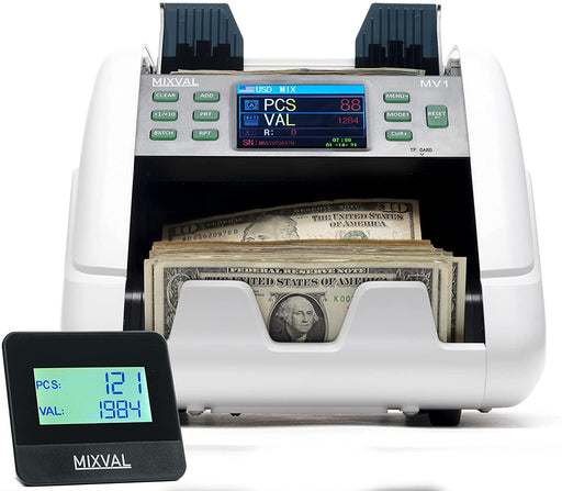 MIXVAL MV1 Single Pocket Mixed Money Counter.