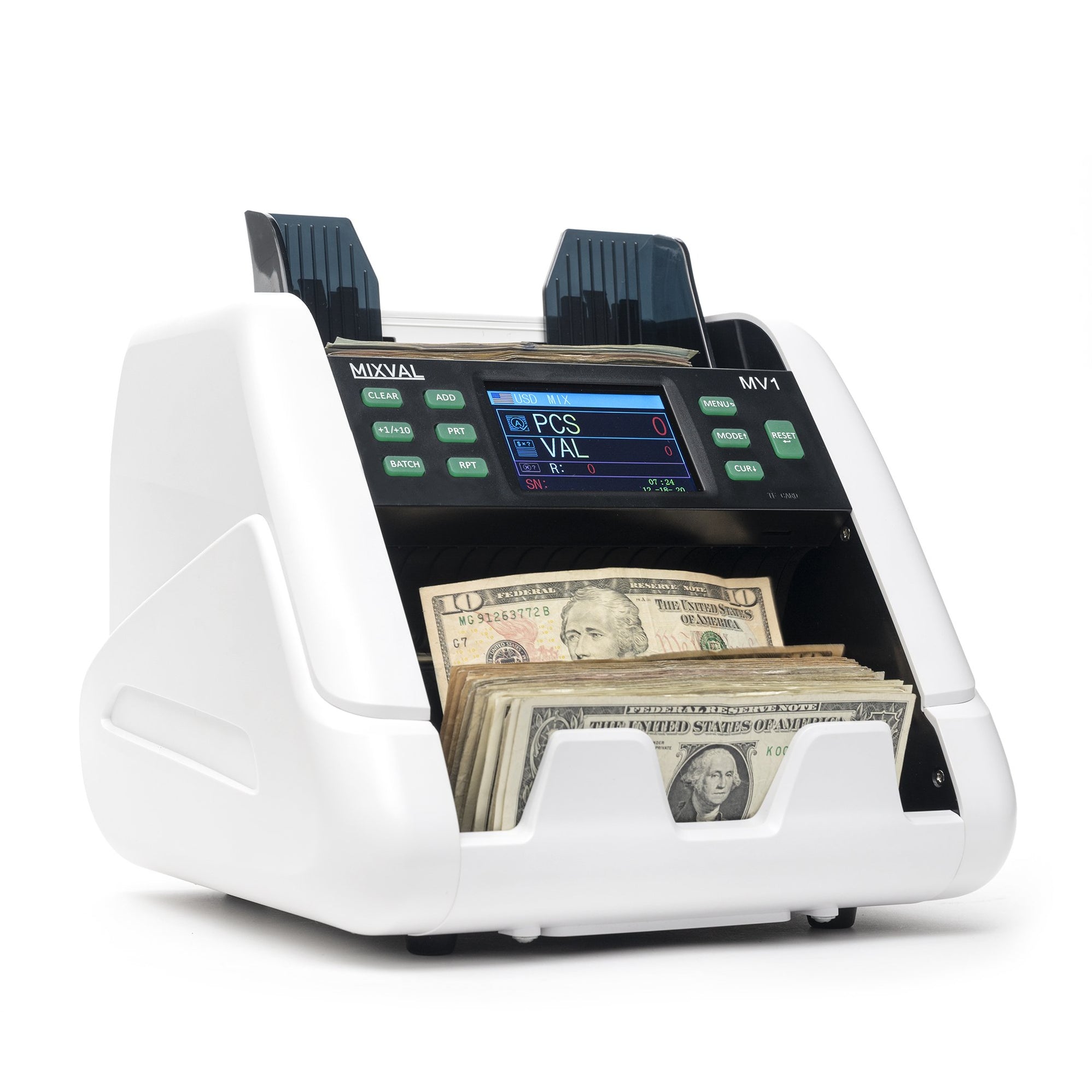 Mixed Money Counter Machines | Free Shipping — CashCounterMachines.com Cash counting machine mixed bills