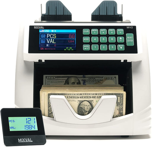 MIXVAL MV2 Bank Grade Mixed Money Counter.