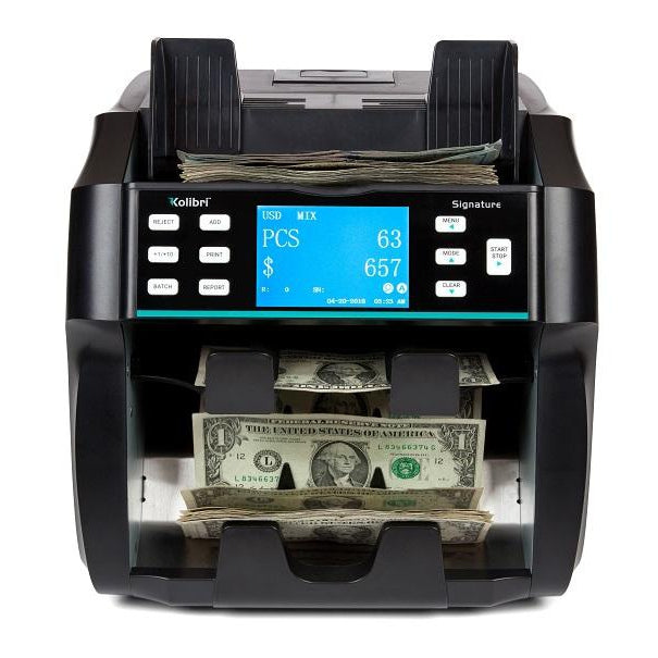 Kolibri Signature Dual Pocket Mixed Money Counter