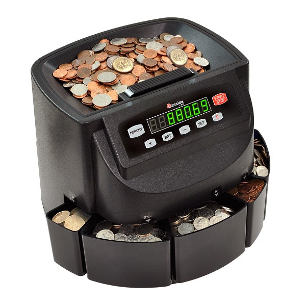 Cassida C200 Coin Counter, Sorter and Roller