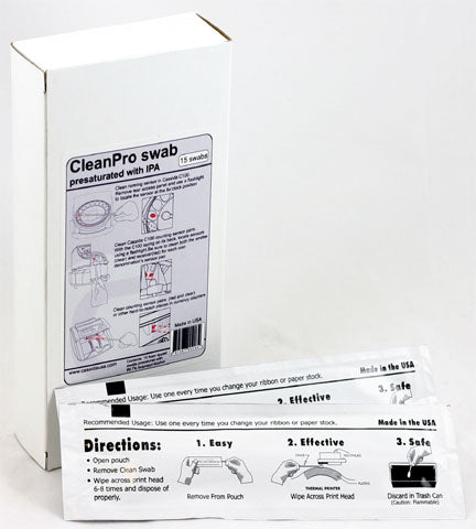 Cassida CleanPro Cleaning Swabs Box of 15